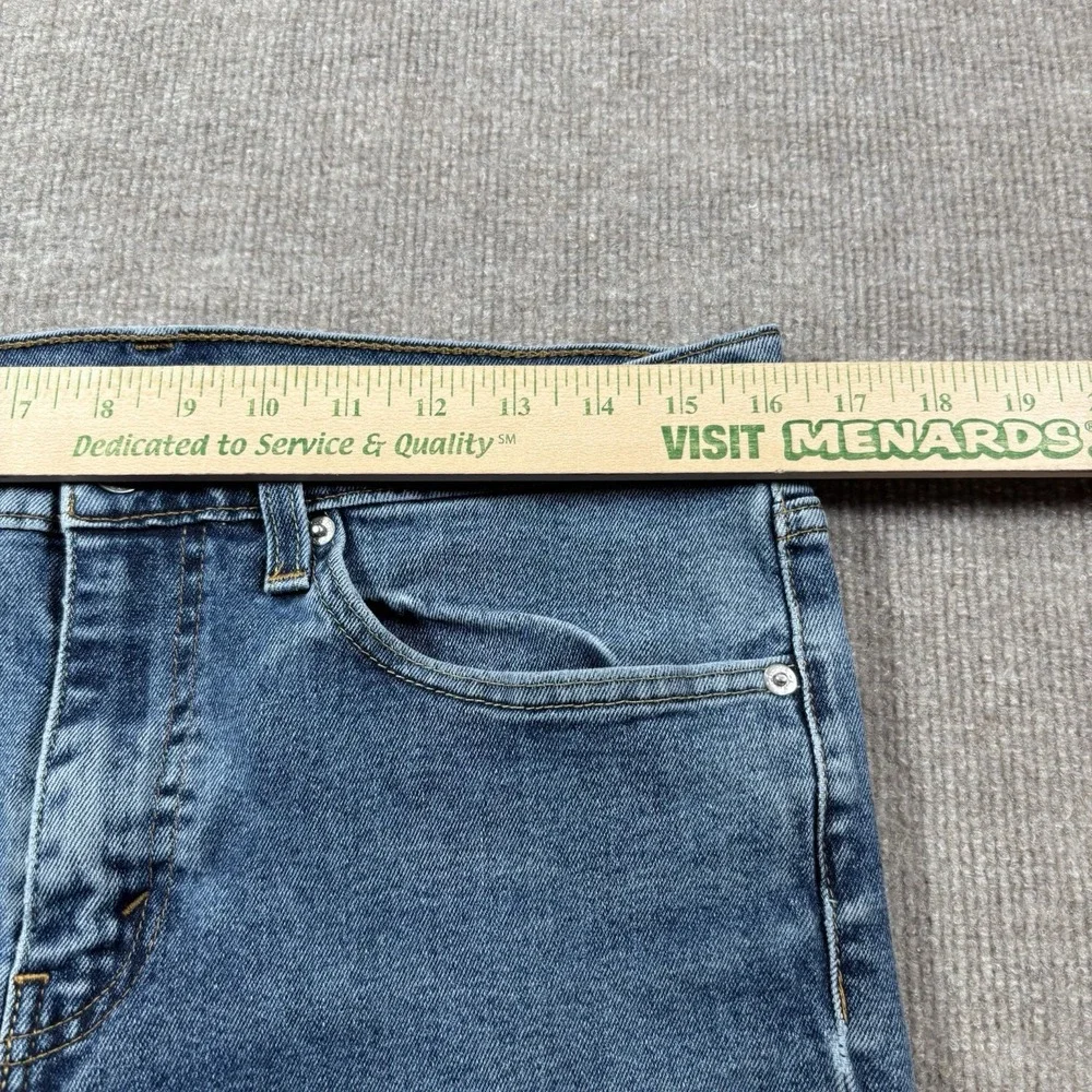 Levis 511 Jeans Mens 32x30 (Tag 34x32) Slim Fit Straight‎ Leg Medium Blue Denim